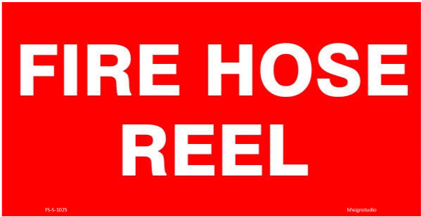 Fire Hose Reel Fire Safety Sign
