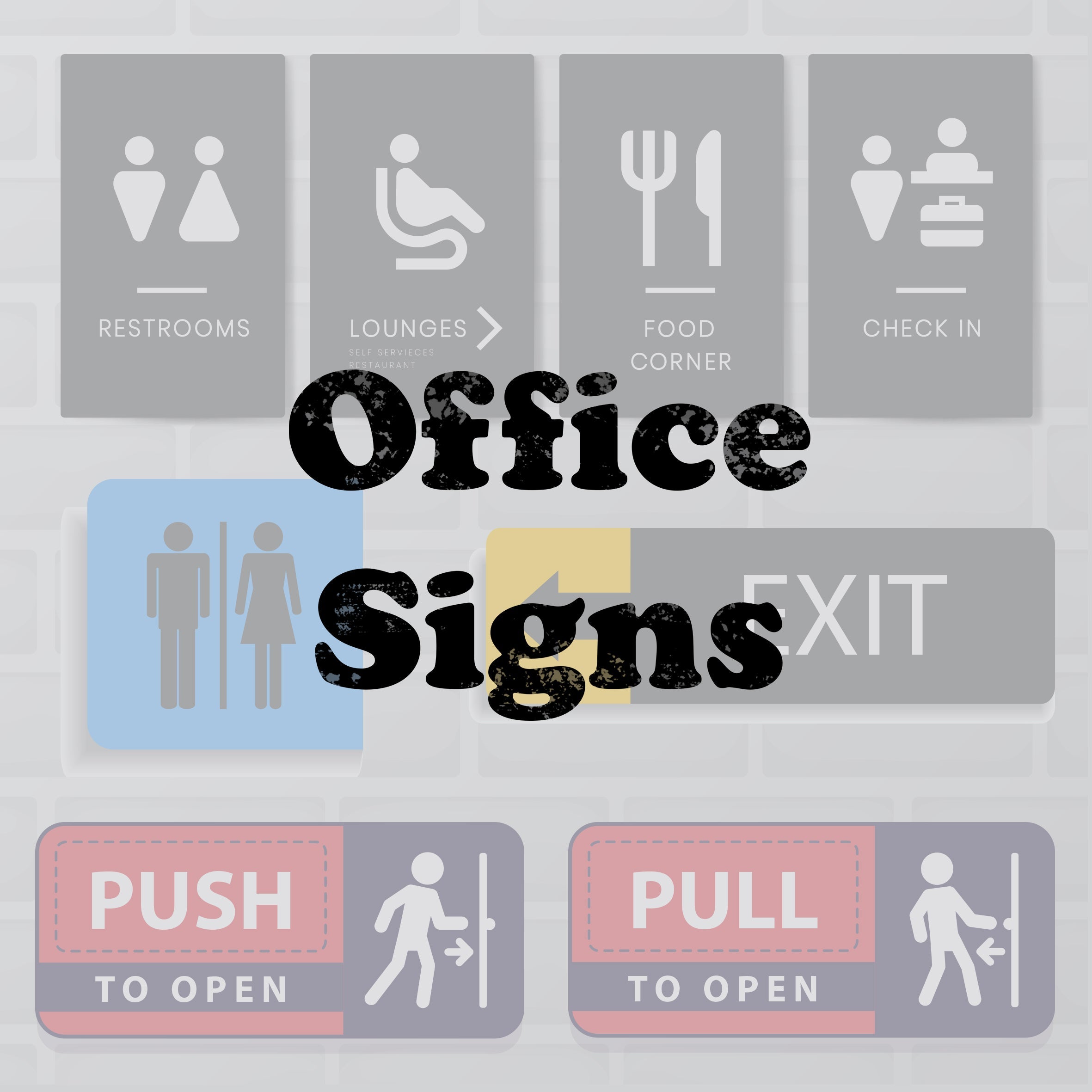 Office. Sign Guide Office Signs – BH Sign Studio