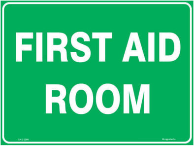 First Aid Room Sign - Corflute/Sticker Options