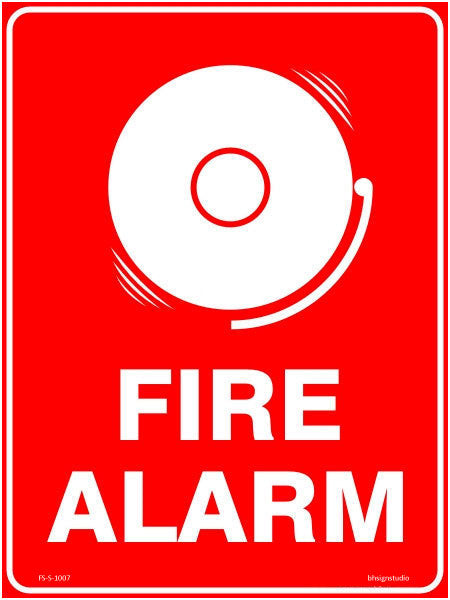 Fire Alarm Fire Safety Sign