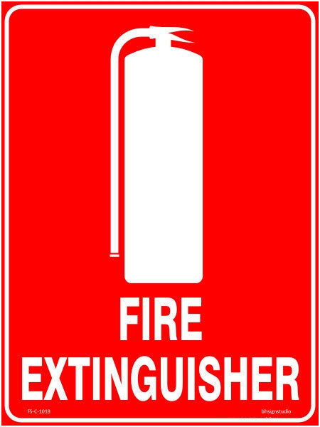 Fire Extinguisher Fire Safety Sign