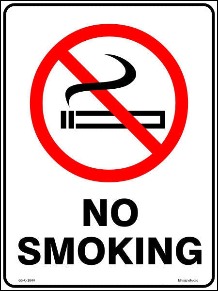 No Smoking Sign - Corflute/Sticker Options