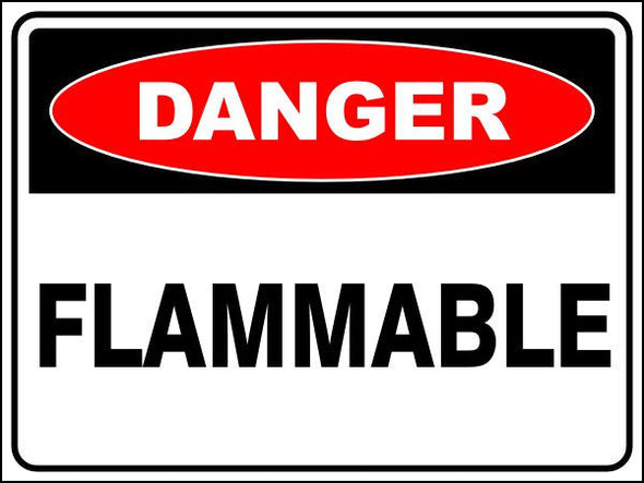 Flammable Danger Sign