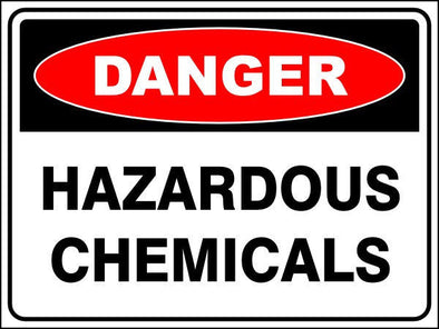 Hazardous Chemicals Danger Sign