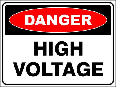 High Voltage Danger Sign