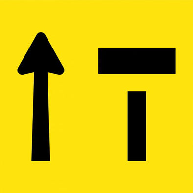 Lane Status Open (Arrow Up) & Closed (T) Multi Message Sign - Corflute/Aluminium Options