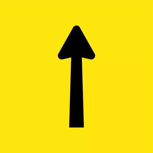 Lane Status Open (Arrow Up) Multi Message Sign  - Corflute/Aluminium Options