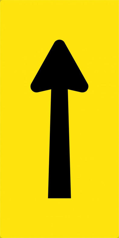 Lane Status Open (Arrow Up) Multi Message Sign - Corflute/Aluminium Options