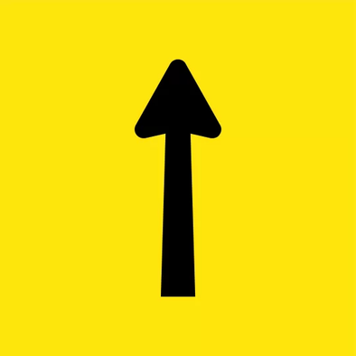 Lane Status Open (Arrow Up) Multi Message Sign  - Corflute/Aluminium Options