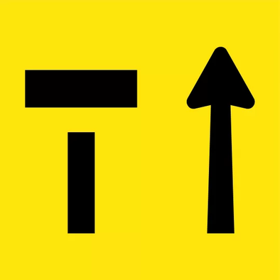 Lane Status Closed (T) & Open (Arrow Up) Multi Message Sign - Corflute/Aluminium Options
