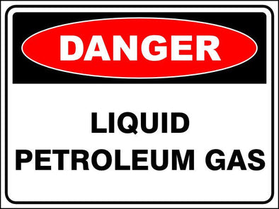 Liquid Petroleum Gas Danger Sign