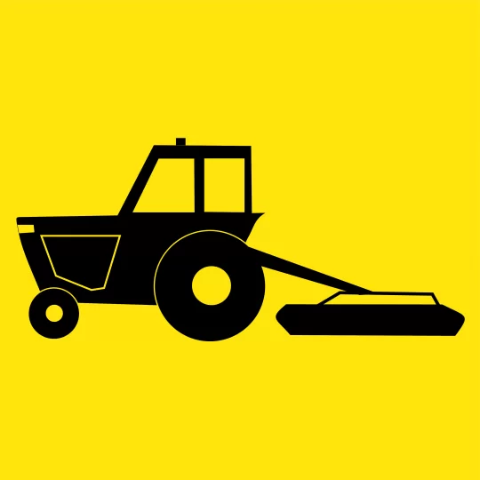 Mower Pictogram Multi Message Sign  - Corflute/Aluminium Options