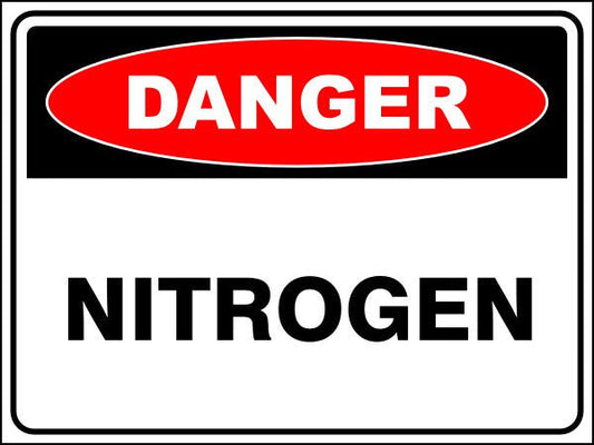 Nitrogen Danger Sign