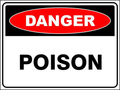Poison Danger Sign